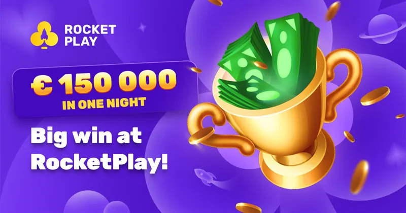 RocketPlay Casino – Werbebanner des Anbieters